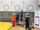 OP-painien miesten 55-63 kg -sarjan palkintojen jako