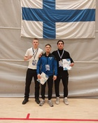 Onni Silvennoinen, Mattias Poutanen ja Ramin Yousefi