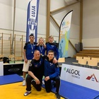 Ramin Yousefi, Elmeri Hyvönen, Onni Silvennoinen.
Valmentajat Kai Koivunen ja Mattias Poutanen. (Otto Luukkonen puuttuu kuvasta)