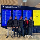 Onni Silvennoinen, Taisto Riutta-aho, Sakari Silvennoinen, Ramin Yousefi ja Elmeri Hyvönen Kolbotn Cupissa Oslossa