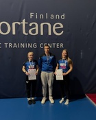 Rita Rantonen, Eemeli Puurunen ja Sara Rantonen